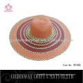 big brim colorful floppy straw beach hat